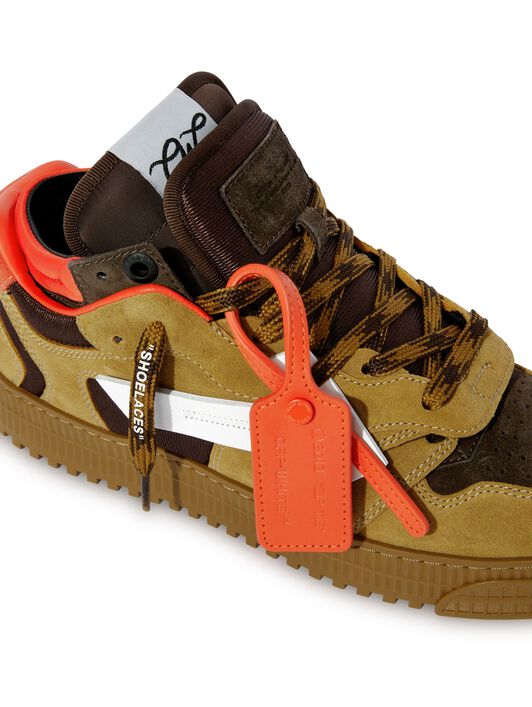 OFF WHITE Sneakers Floating Arrow Marrone/Arancione MARRONE OMIA244S25LEA002