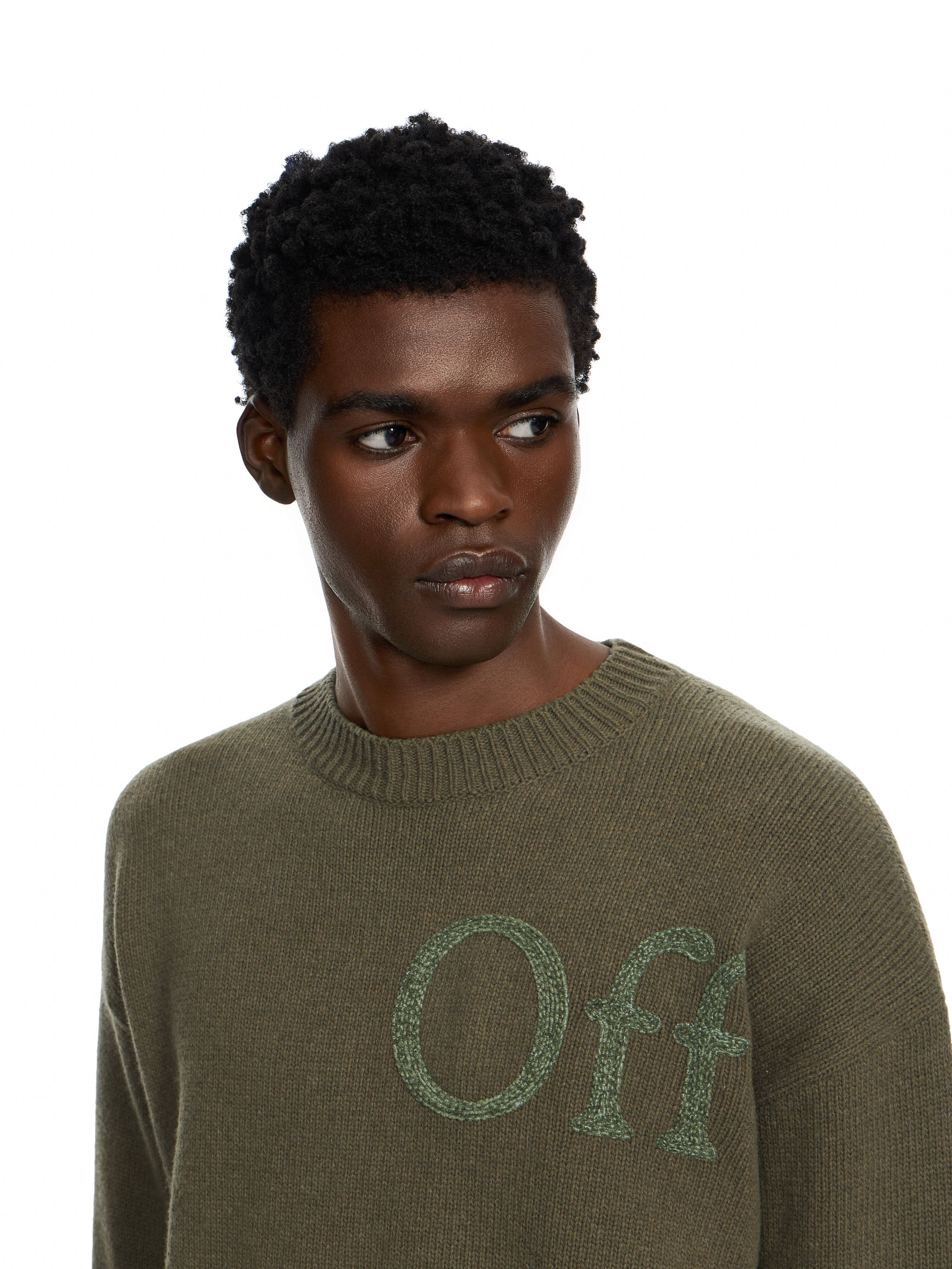 Bookish Shared Knit Crewneck OFF WHITE Bookish Shared Knit Crewneck SEAURTLE 44MHE20QF26K001