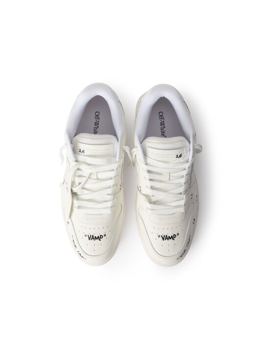 Out Of Office Leather Sneakers OFF WHITE Out Of Office Leather Sneakers WHITE - BLACK OWIA259F25LEA007