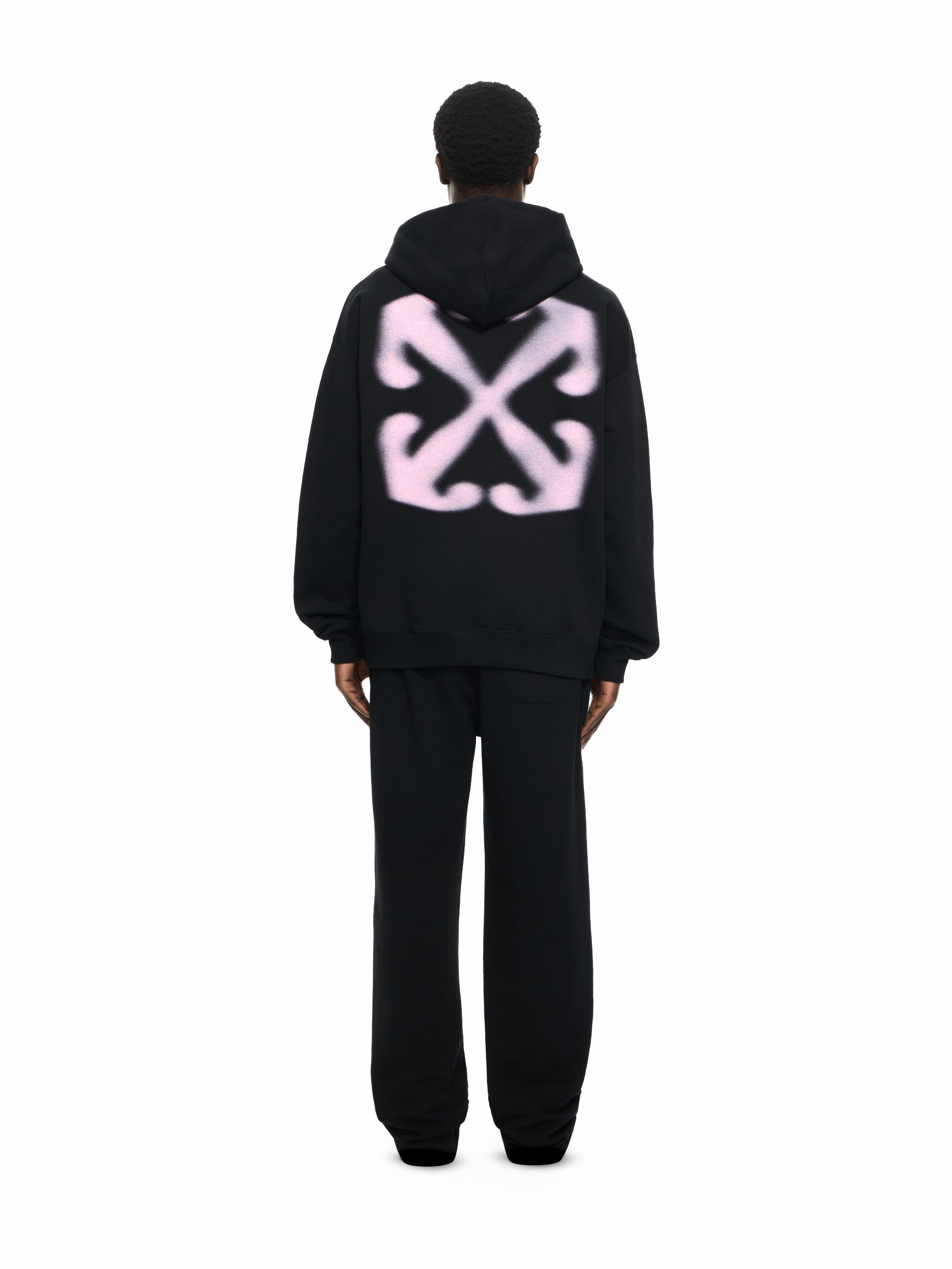 Vanish Arrow Skate Hoodie OFF WHITE Vanish Arrow Skate Hoodie BLACK-CHALK PINK 44MBB085G5F00P