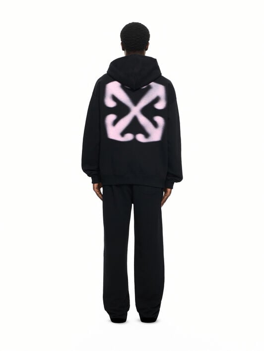Vanish Arrow Skate Hoodie OFF WHITE Vanish Arrow Skate Hoodie BLACK-CHALK PINK 44MBB085G5F00P