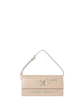 OFF WHITE Jitney 1.0 Shoulder Bag FUNGI OWNN172S26LEA001