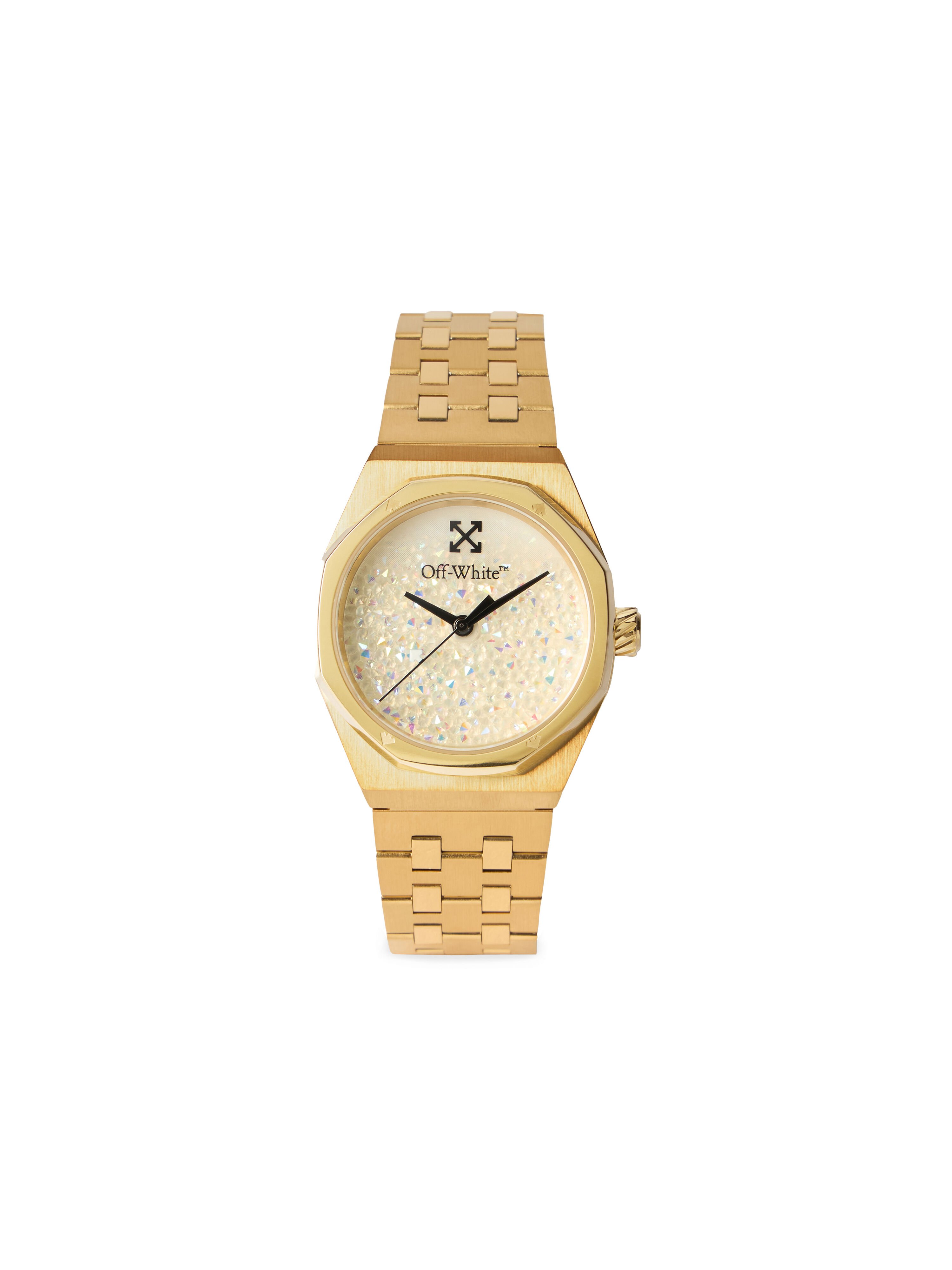 "Dust" Watch OFF WHITE "Dust" Watch Gold OW1L034M