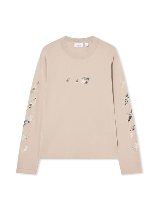 Spices Arrow Regular Long Sleeve T-Shirt OFF WHITE Spices Arrow Regular Long Sleeve T-Shirt STRING 44MAB09IF26J007