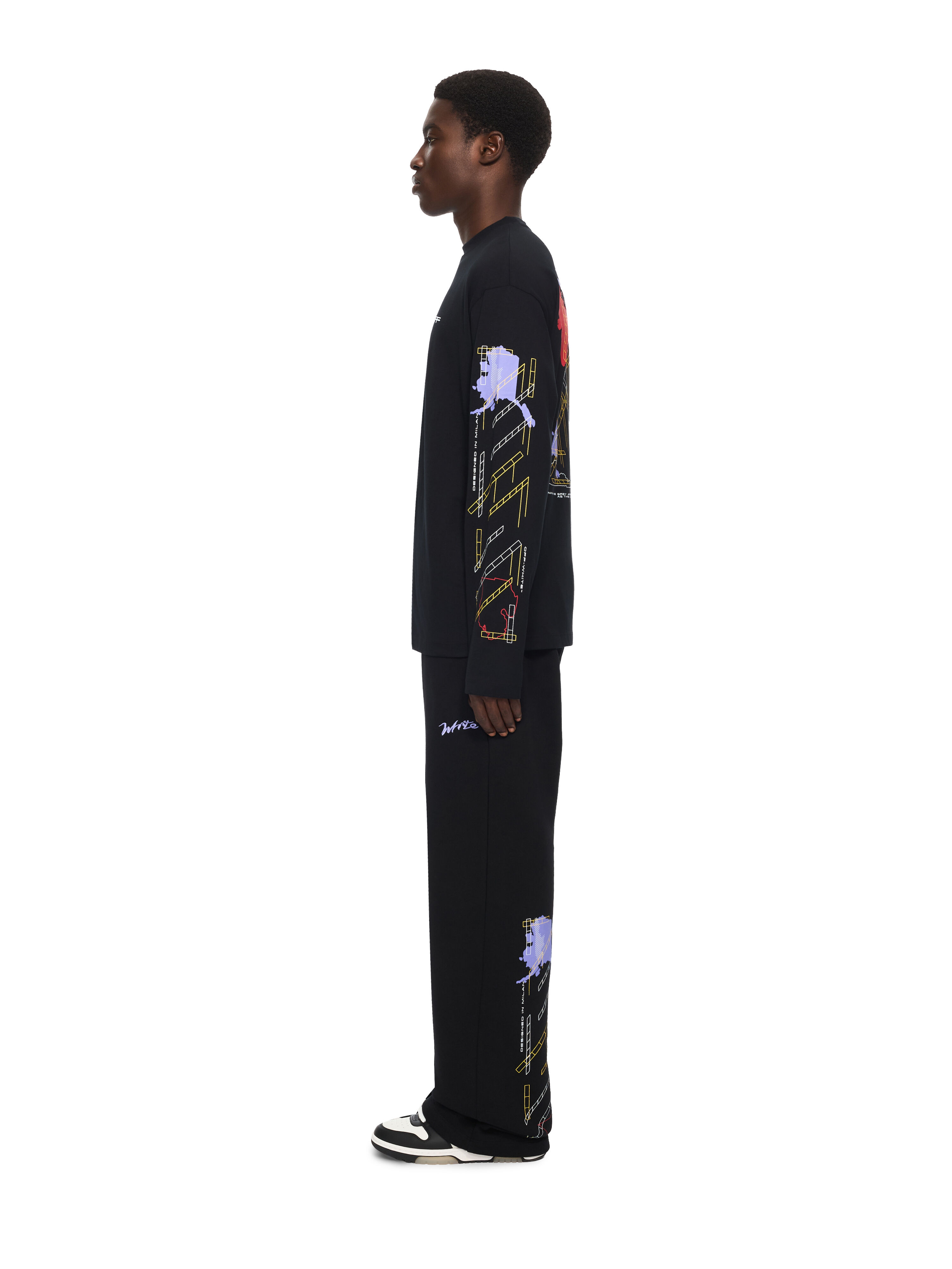 Archigeography Arrow Skate Long Sleeve T-Shirt OFF WHITE Archigeography Arrow Skate Long Sleeve T-Shirt BLACK 44MAB09CF26J003