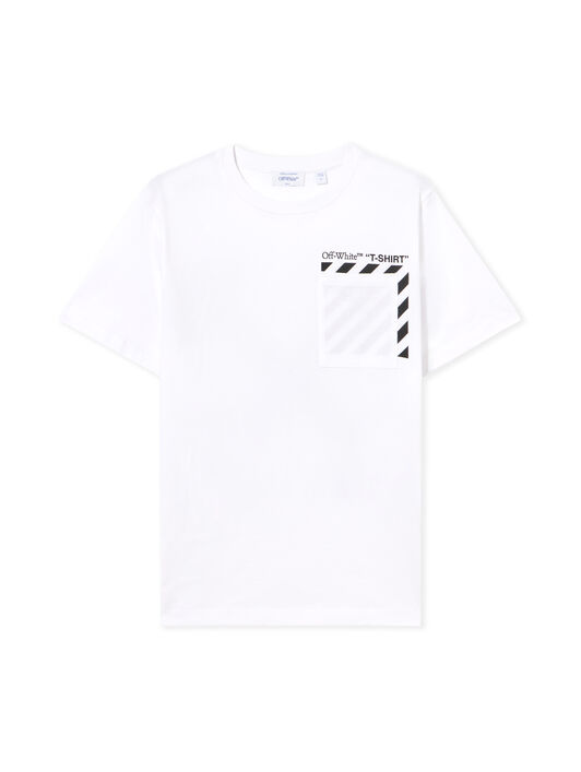 OFF WHITE Slim Fit Graphic S/S T-Shirt WHITE 44OWOS26T060