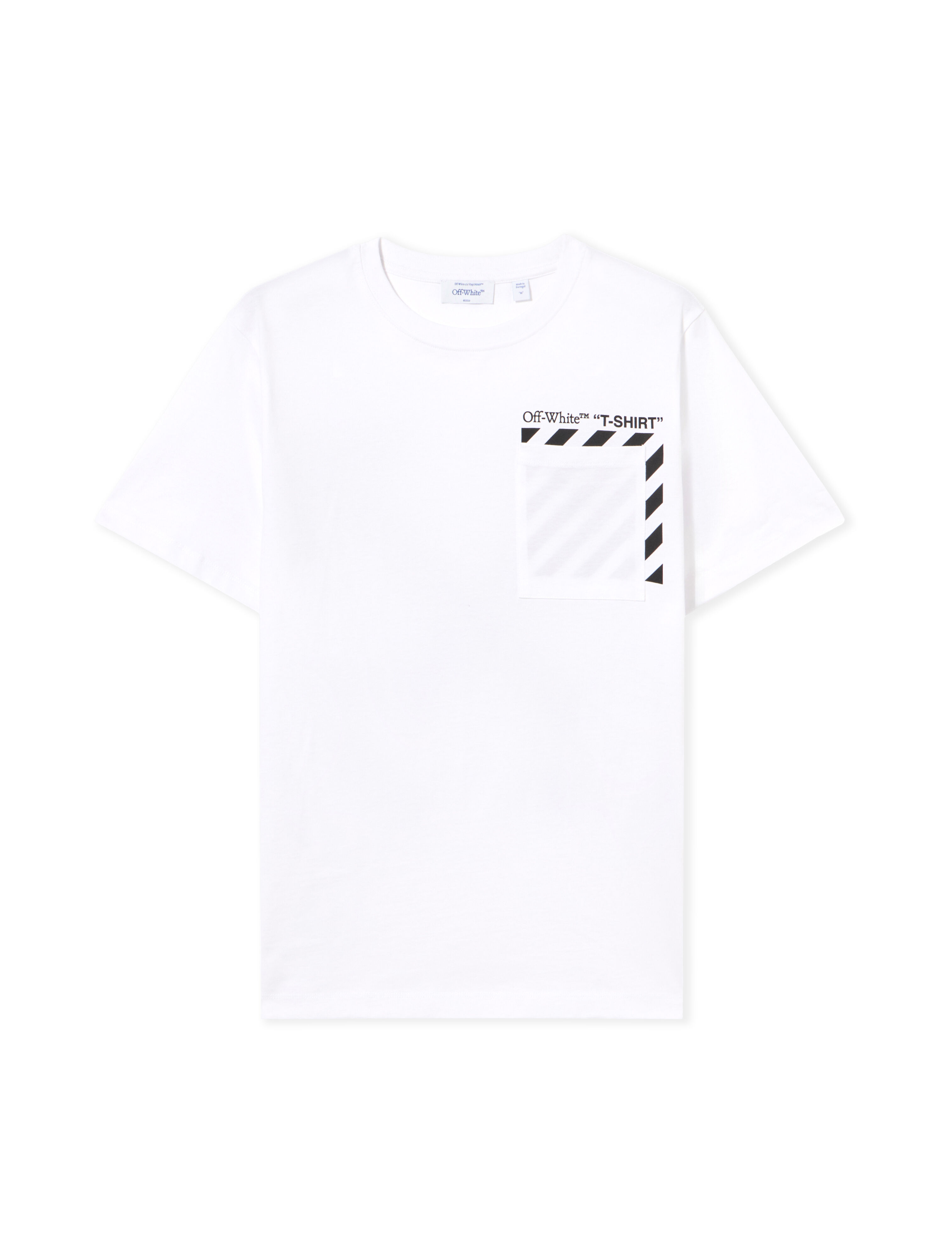 OFF WHITE Slim Fit Graphic S/S T-Shirt WHITE 44OWOS26T060