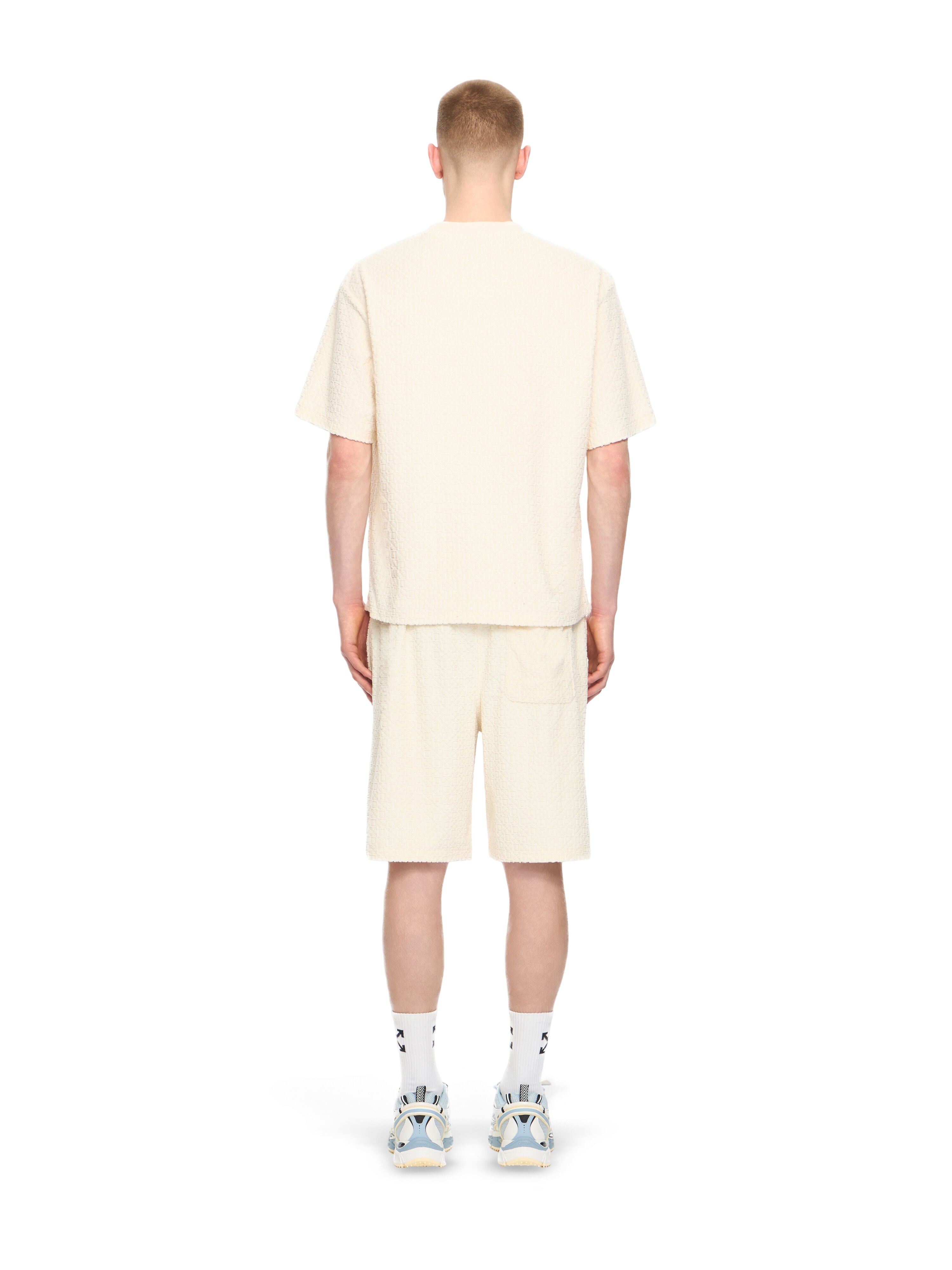 OFF WHITE Towel Terry Shorts VANILLA ICE 44MKB074F5001