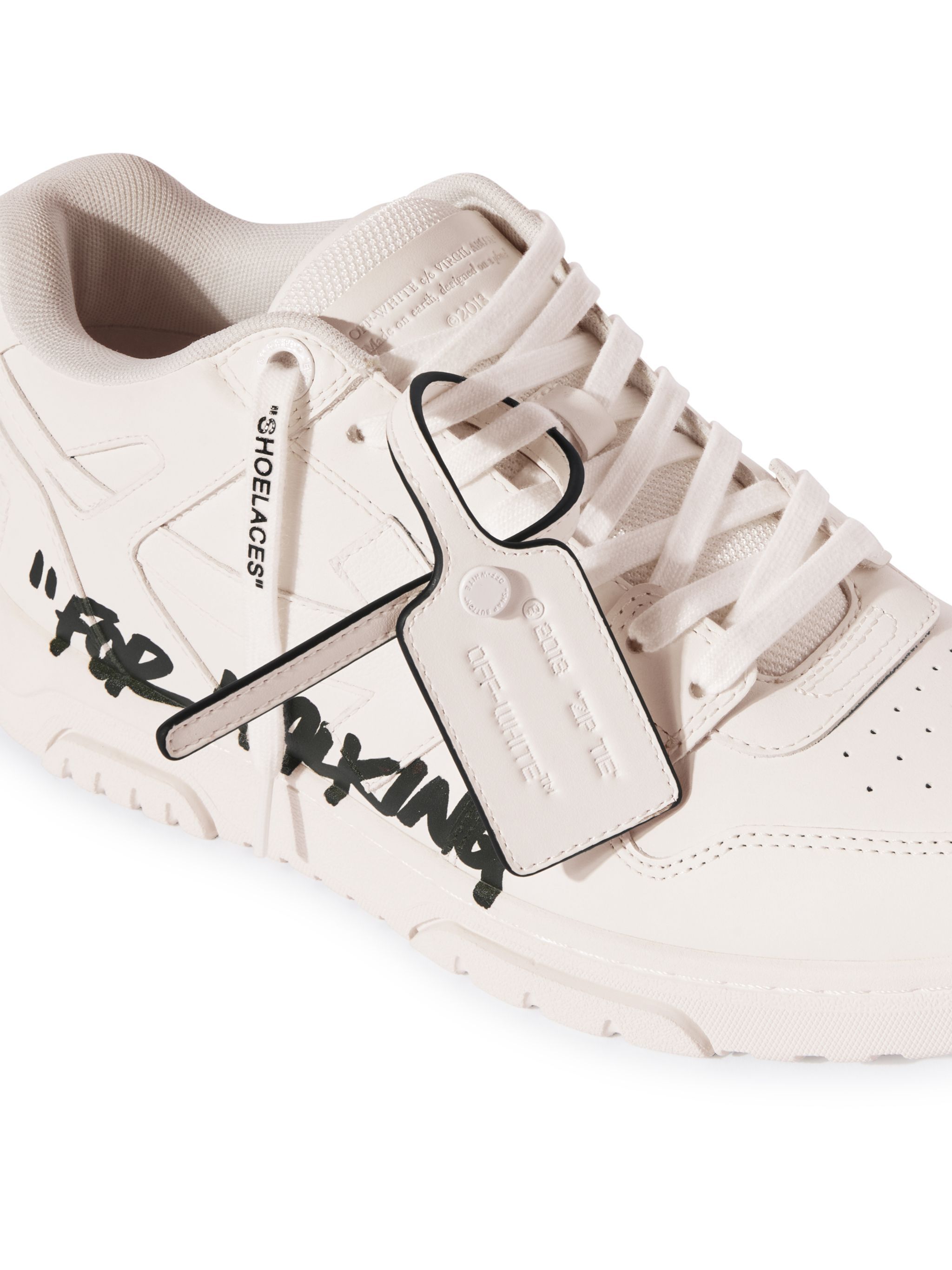 OFF WHITE White/Black Out Of Office "For Walking" WHITE OMIA189C99LEA012