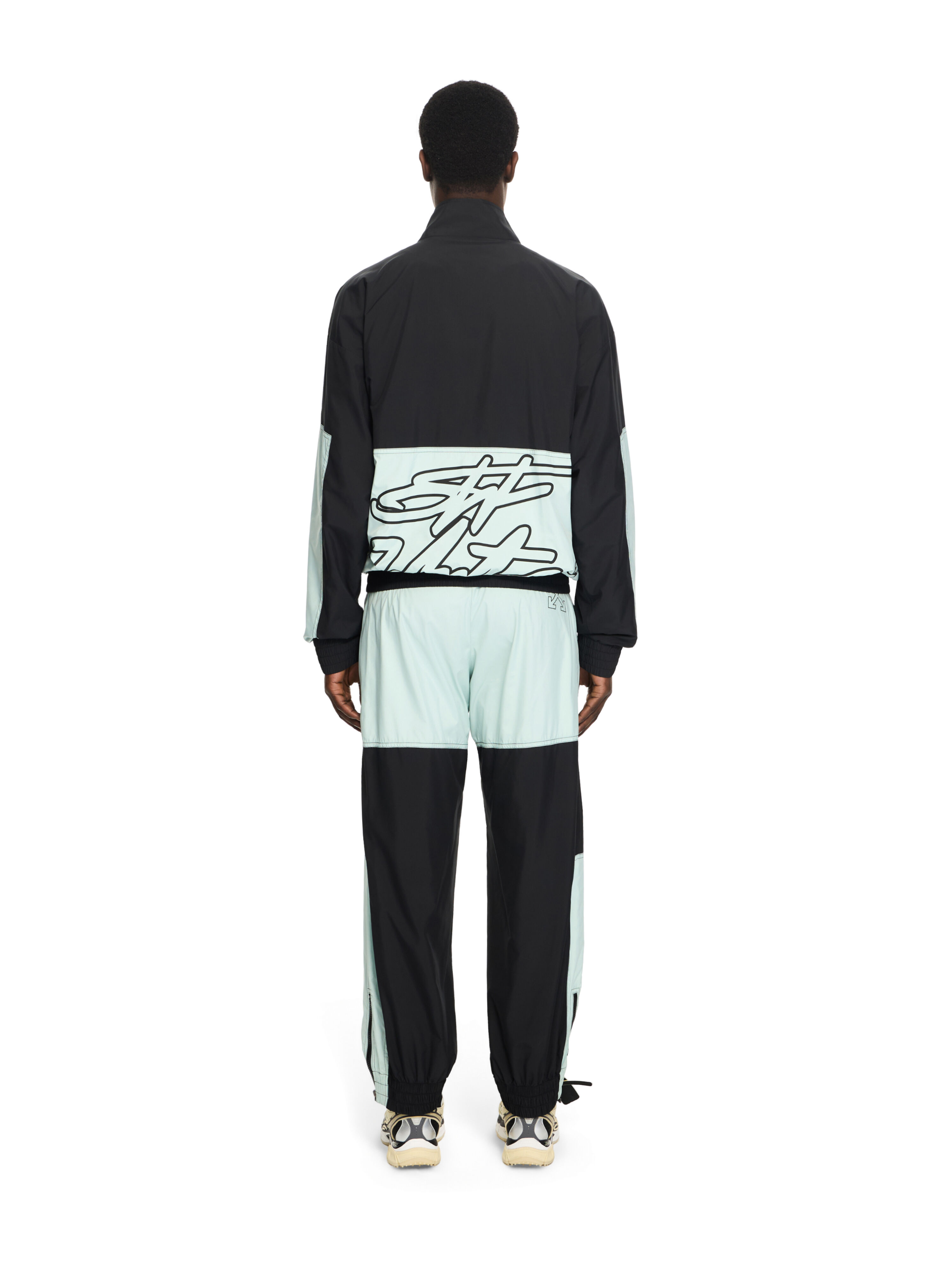 OFF WHITE Marker Cuffed Slouchy Trackpants BLACK 44MCJ03KS26F001