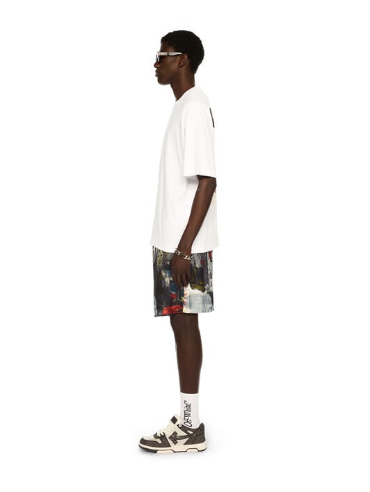 THINKMAN ARROW SKATE S/S TEE OFF WHITE THINKMAN ARROW SKATE S/S TEE WHITE - BLACK OMAA120F25JER008
