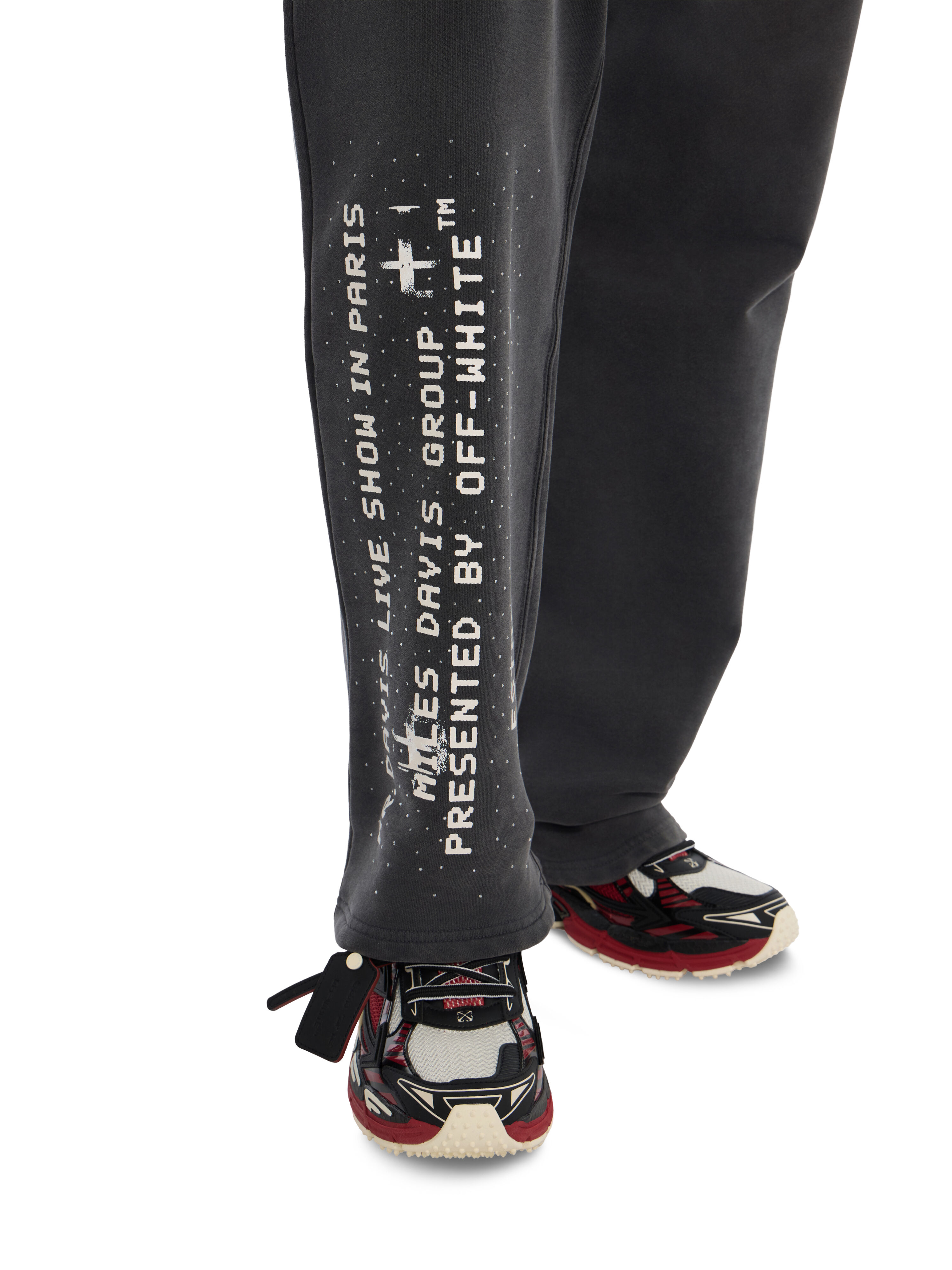 Miles Davis Stadium Sweatpants OFF WHITE Miles Davis Stadium Sweatpants BLACK 44MCH05AG26F002