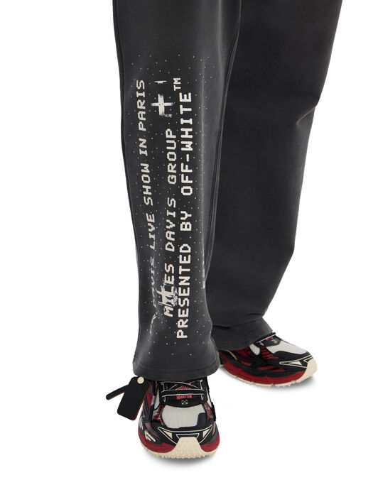Miles Davis Stadium Sweatpants OFF WHITE Miles Davis Stadium Sweatpants BLACK 44MCH05AG26F002