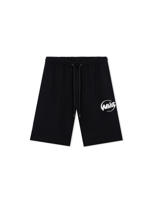 Globe Logo Shorts OFF WHITE Globe Logo Shorts BLACK 44OWOS26B084