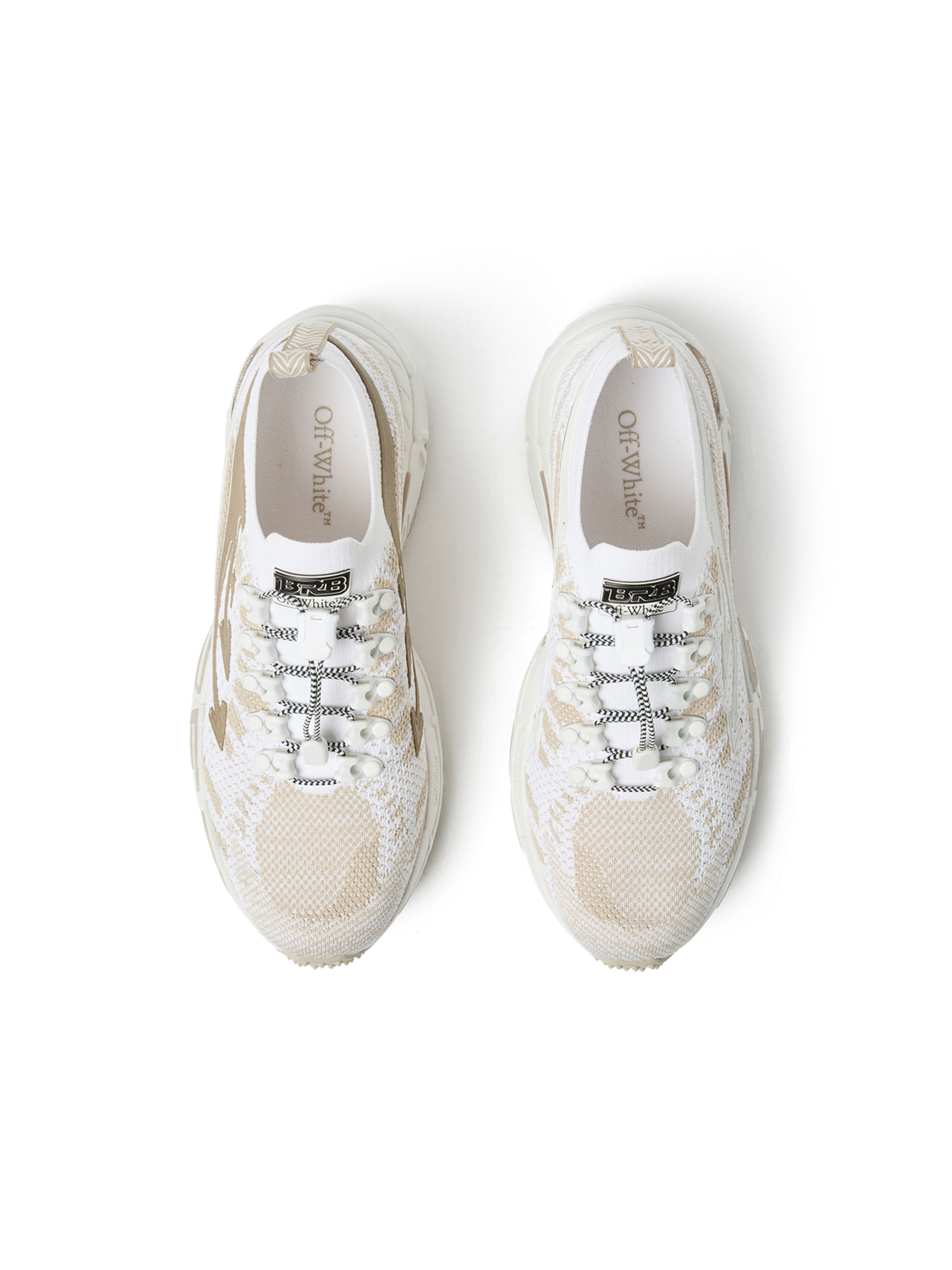 Be Right Back Knit Sneakers OFF WHITE Be Right Back Knit Sneakers WHITE/BRONZE OF05756210