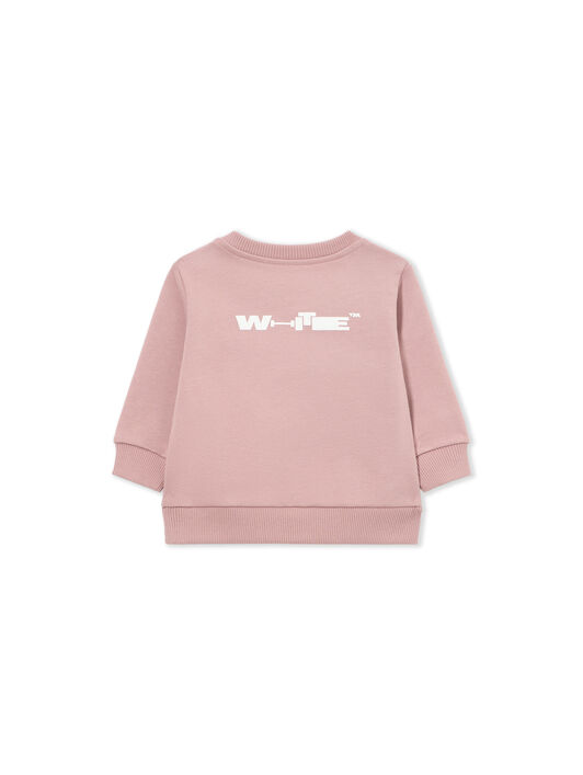 OFF WHITE Type Crewneck PALE MAUVE 44GXC001S26F001