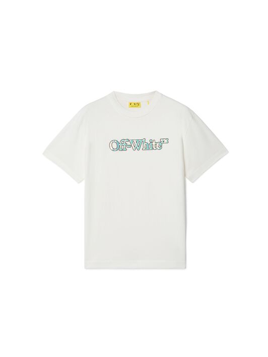 OFF WHITE Big Bookish T-Shirt WHITE OGAA001S25JER001