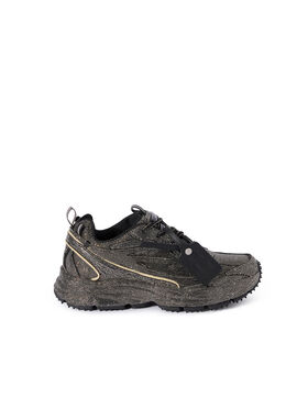 OFF WHITE Be Right Back Sneakers GLITTERED - BLACK OMIA295C99FAB002