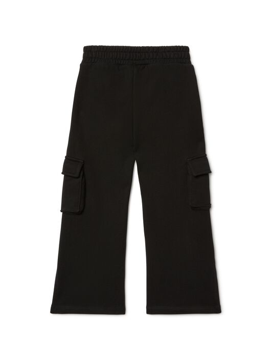 OFF WHITE Bookish Cargo Sweatpants BLACK OGCH00BS25FLE001