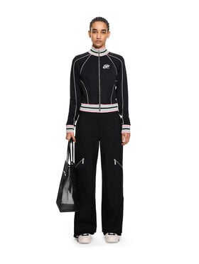 OFF WHITE Fluid Track OW Fitted Jacket Black-White 2BD00BS26JER001