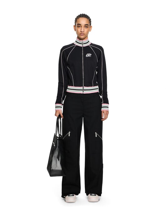 Fluid Track OW Fitted Jacket OFF WHITE Fluid Track OW Fitted Jacket Black-White 2BD00BS26JER001