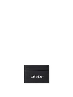 OFF WHITE Bookish Card Case BLACK - WHITE OMND089C99LEA001