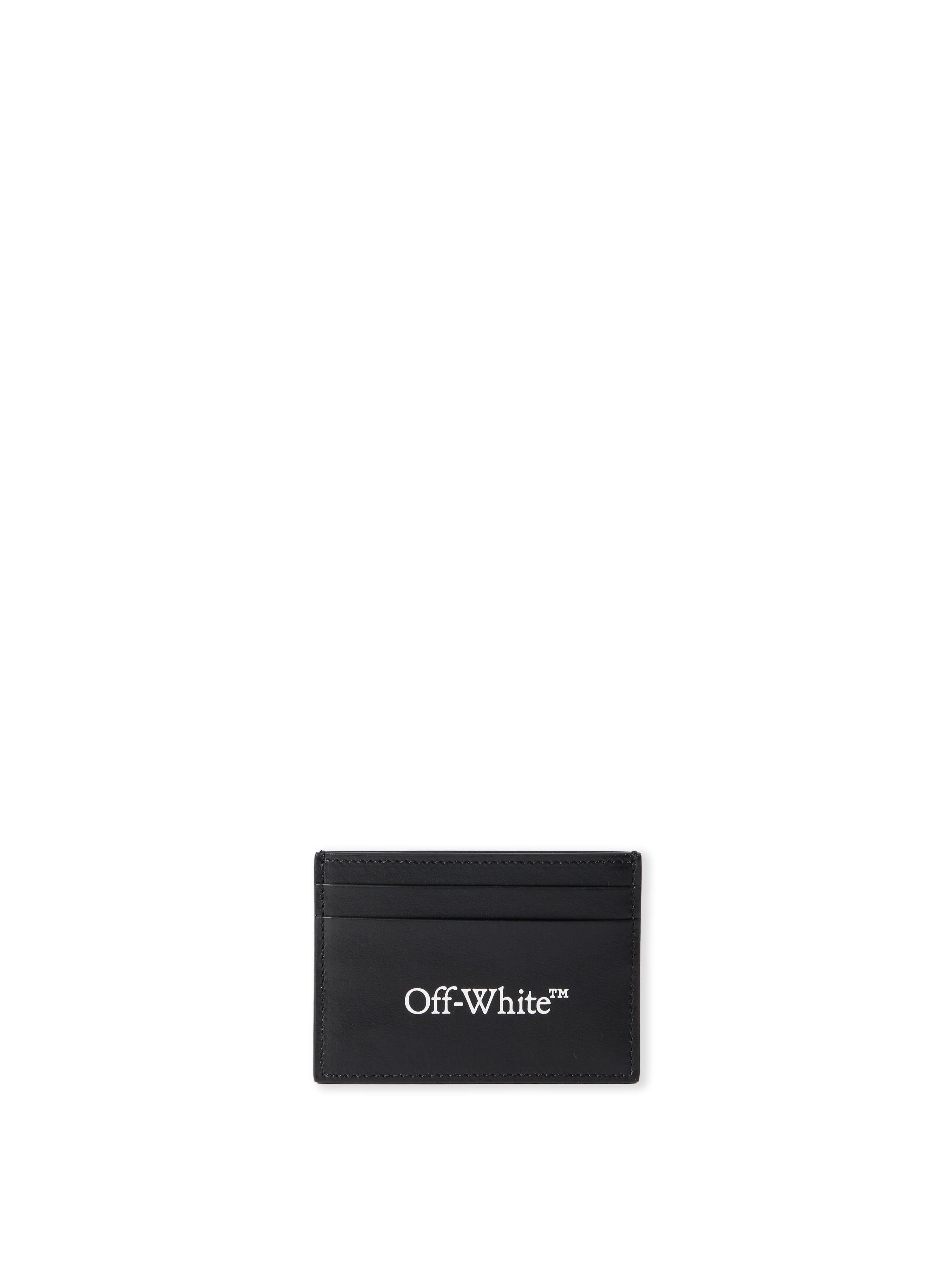 OFF WHITE Bookish Card Case BLACK - WHITE OMND089C99LEA001