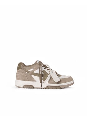 OFF WHITE Out Of Office Sneakers RODIO - LIGHT BROWN OMIA189S26LEA005