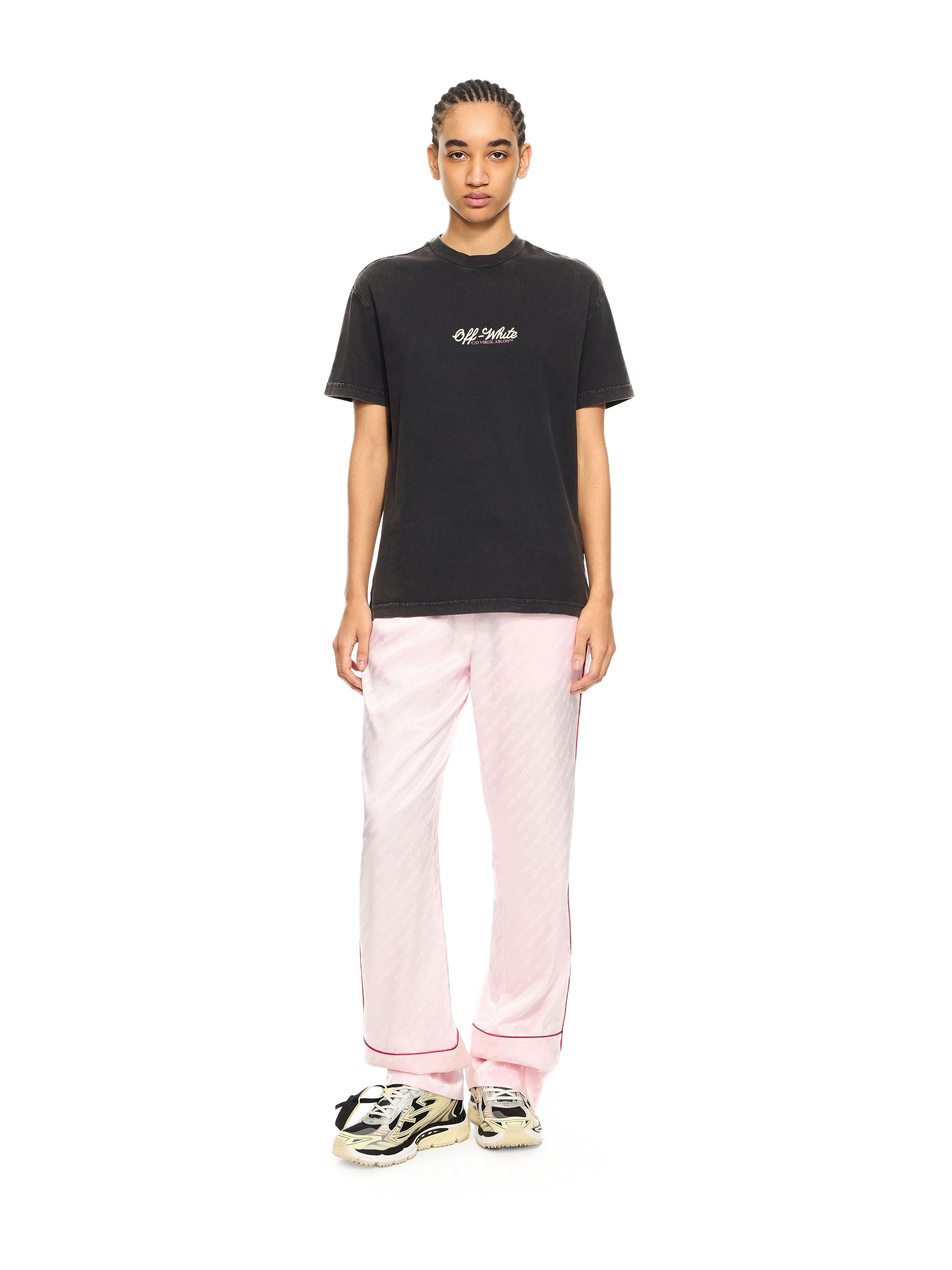 OFF WHITE Royal Jewels T-shirt Marble Black-Lemon Icing 2AA089S26JER008