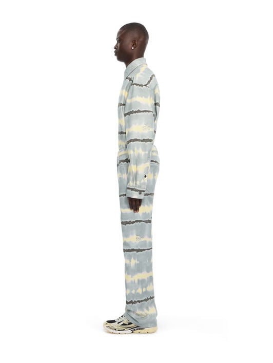 OFF WHITE All-over Tie-dye Overshirt BLUE GREY 44MES01FZ26F001