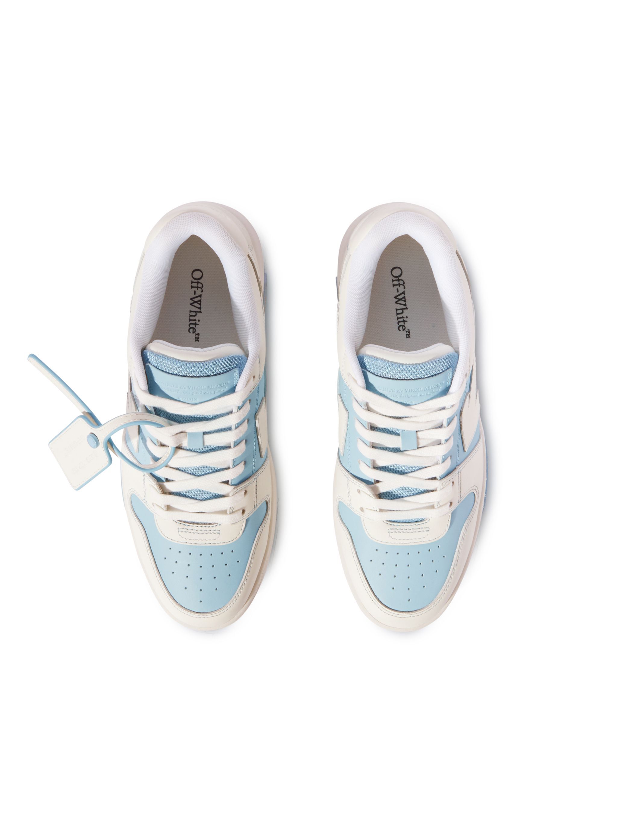 OFF WHITE Light Blue/White Out Of Office WHITE OMIA189F24LEA004