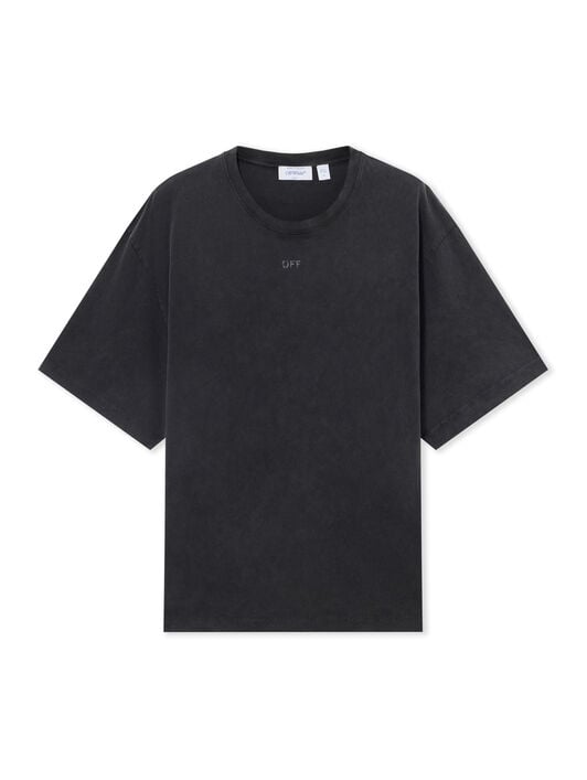 Swimming Face Skate T-Shirt OFF WHITE Swimming Face Skate T-Shirt VINTAGE BLACK 44MAA120F26J00T