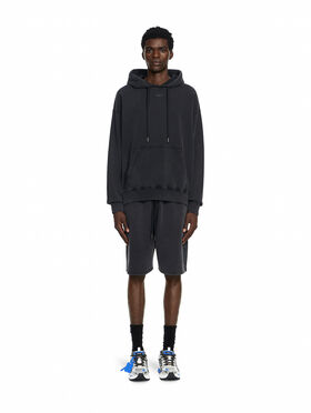 OFF WHITE Swimming Face Skate Hoodie VINTAGE BLACK 44MBB085F26F00A