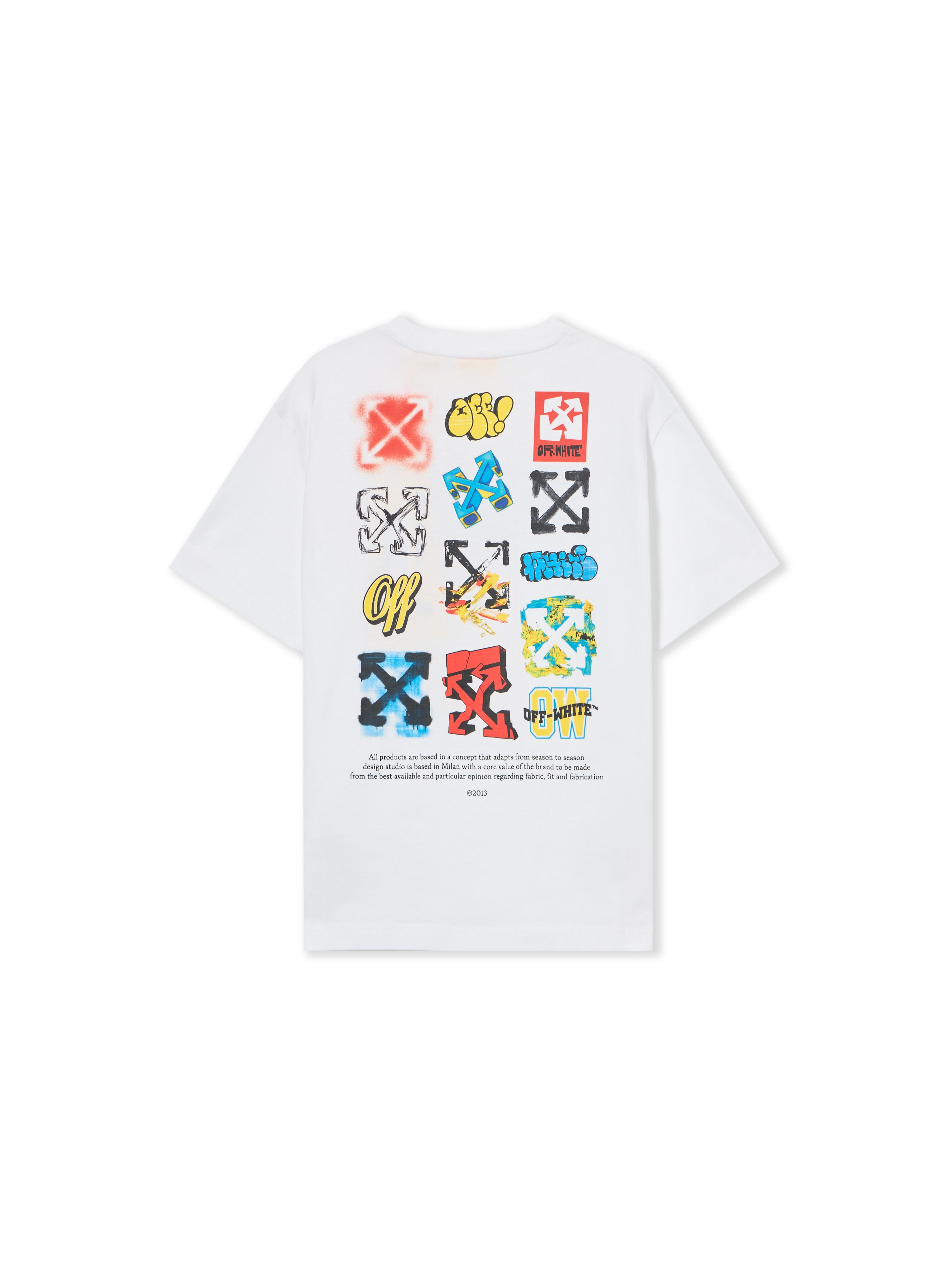 OFF WHITE Ow Multilogo Tee S/S WHITE 44BAA002S26J007
