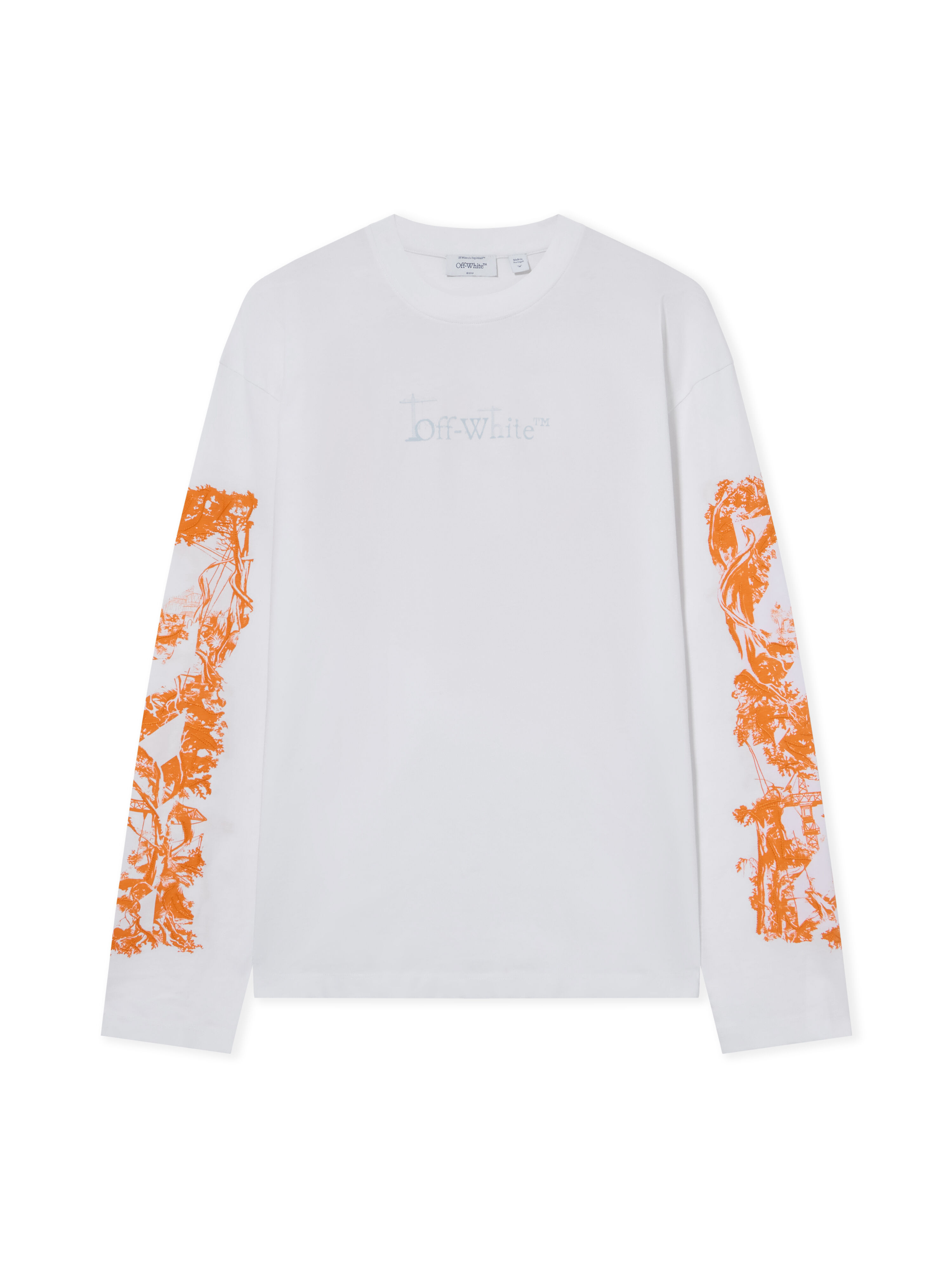 OFF WHITE City Nature Skate Long Sleeve T-Shirt WHITE 44MAB09CF26J006