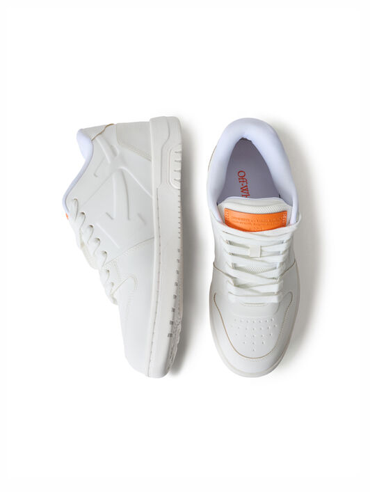 OFF WHITE Out Of Office Gegossen Sneaker WHITE/ORANGE OF06204101