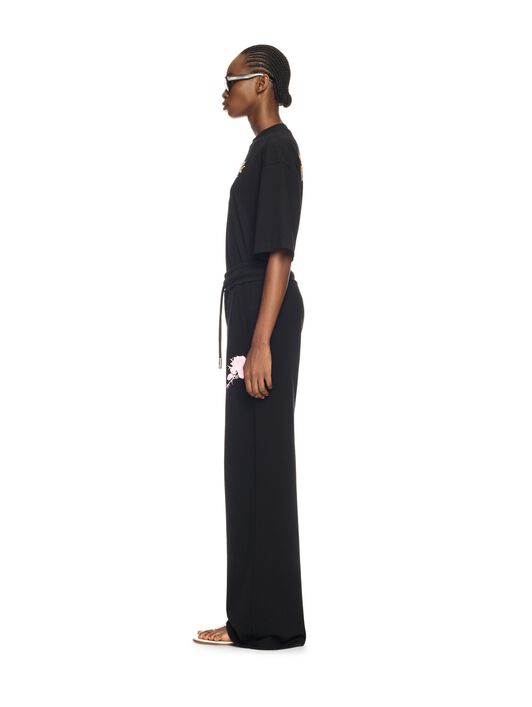 OFF WHITE Black Bookish Fresco T-Shirt BLACK OWAA134S25JER001
