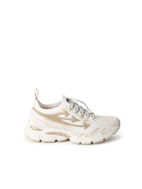 OFF WHITE Be Right Back Knit Sneakers WHITE/BRONZE OF05756210