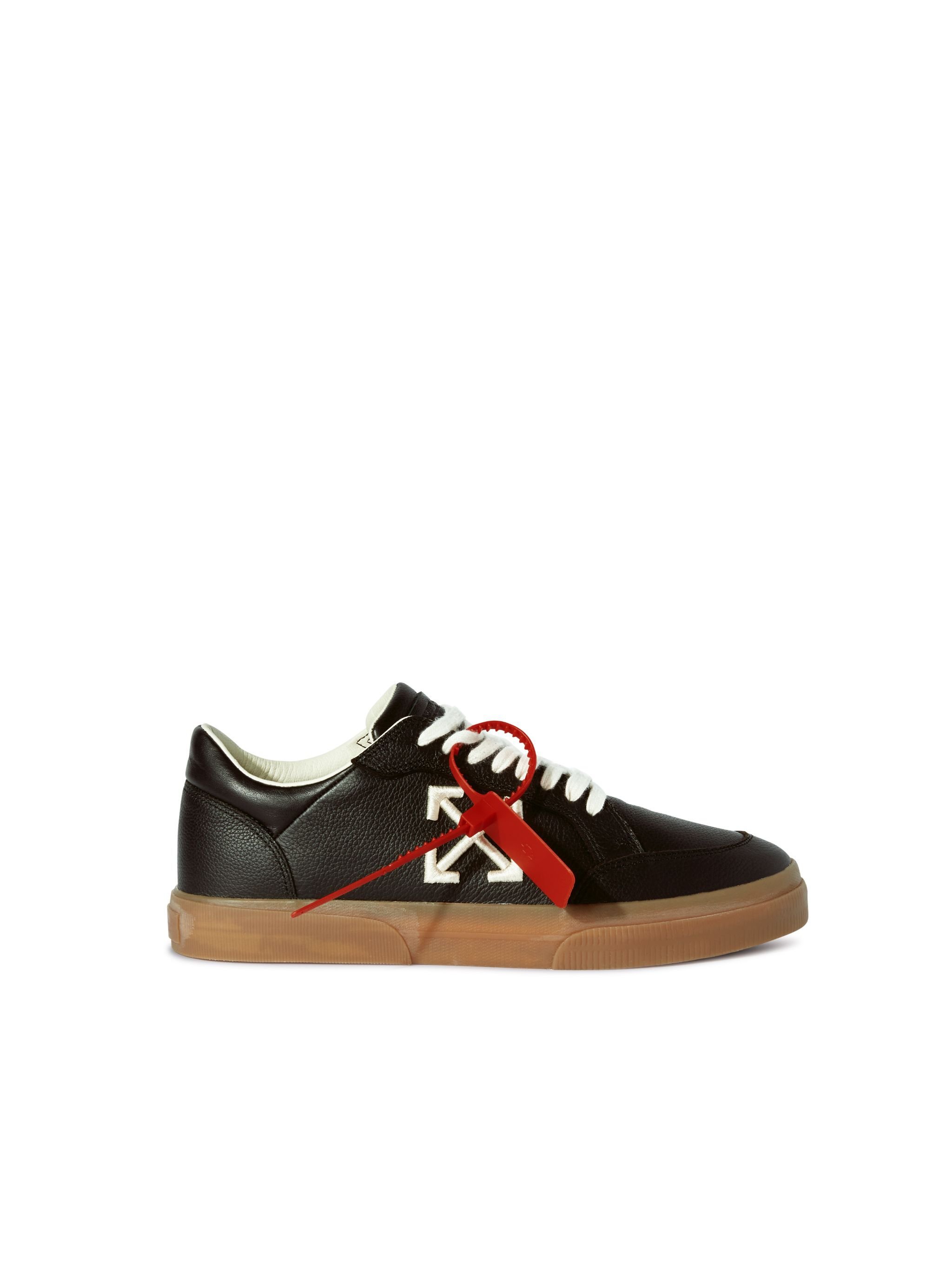 OFF WHITE Black/Ivory Vulcanized Leather BLACK OMIA293S25LEA001