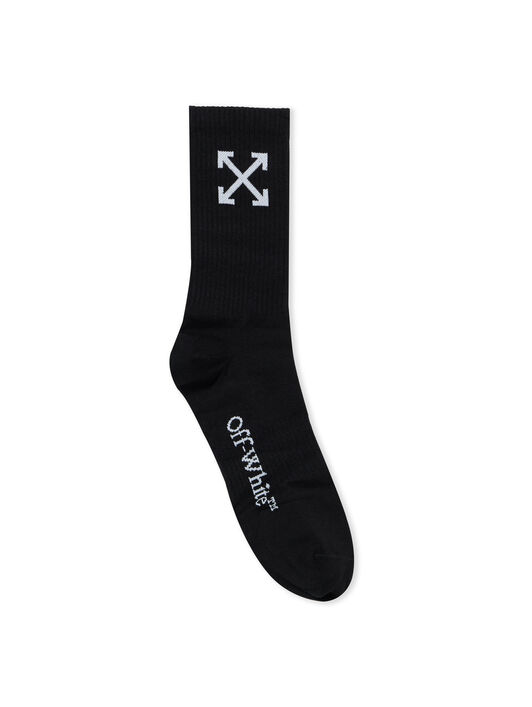 OFF WHITE ARROW MID CALF SOCKS  OMRA080C99KNI002