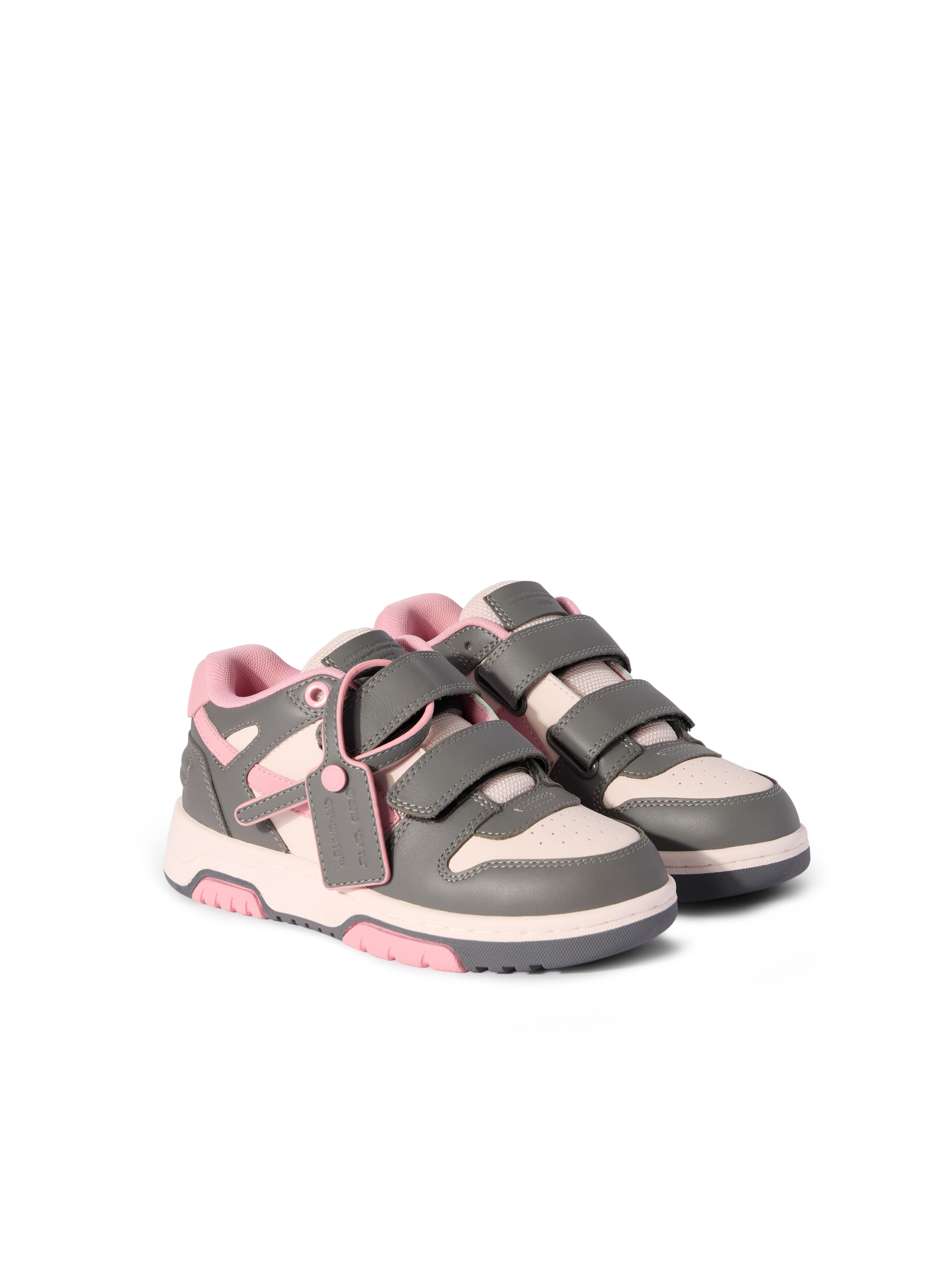 OFF WHITE Out of Office Sneakers PINK - GREY OGIA005F25LEA001