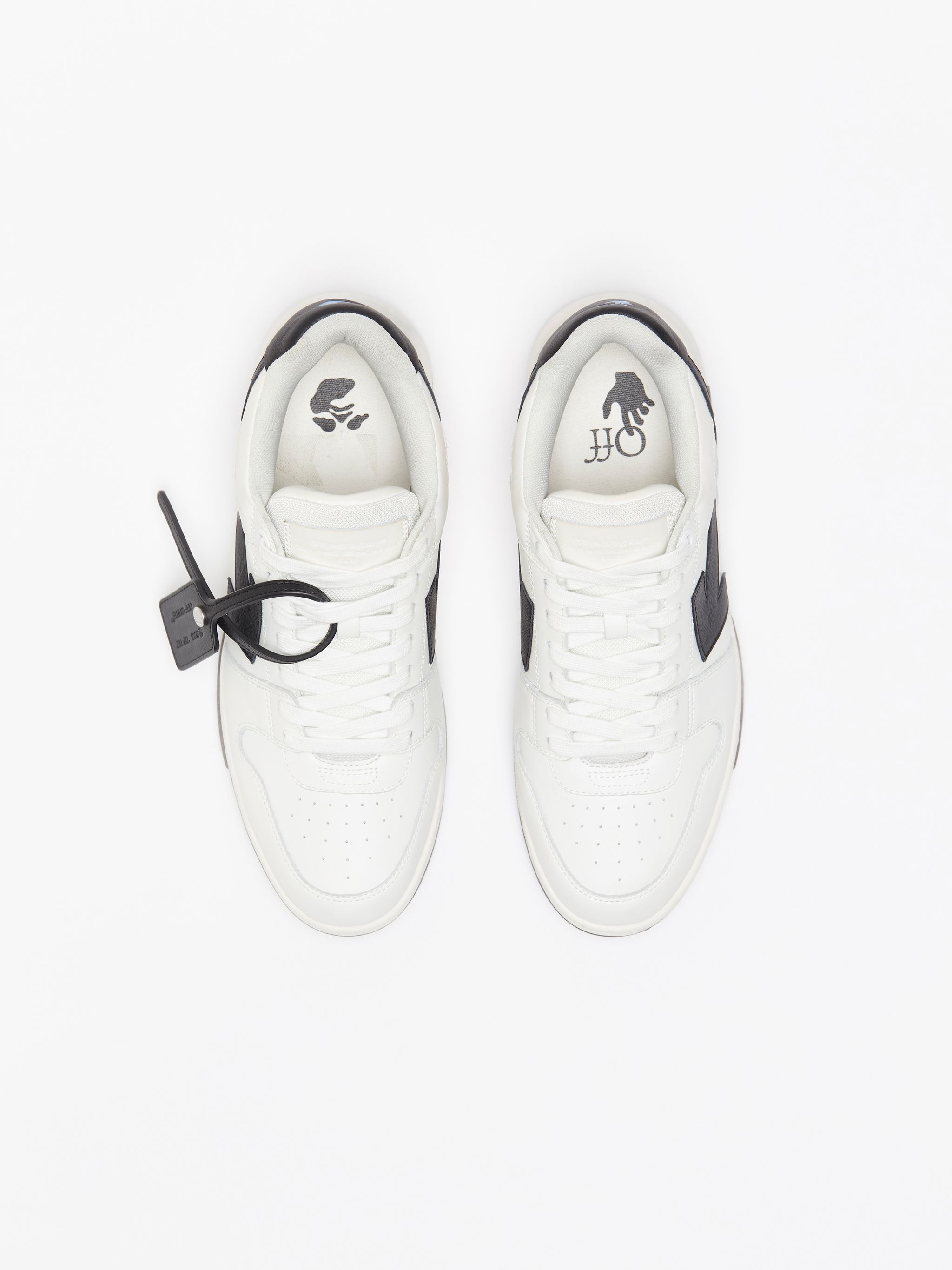 OFF WHITE out of office "ooo" sneakers WEISS OMIA189F21LEA001