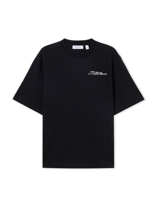 OFF WHITE Type Arrow Skate S/S Tee BLACK 44MAA120S26J00K