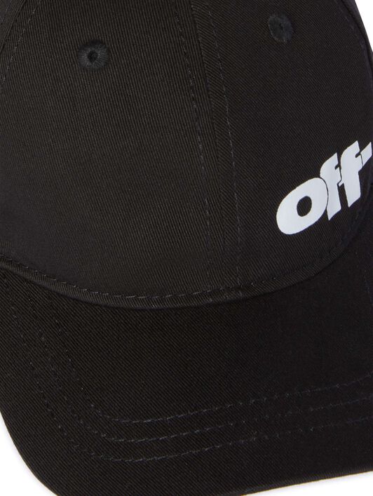 OFF WHITE Spray Arrow Baseball Cap BLACK OBLB002S25FAB001