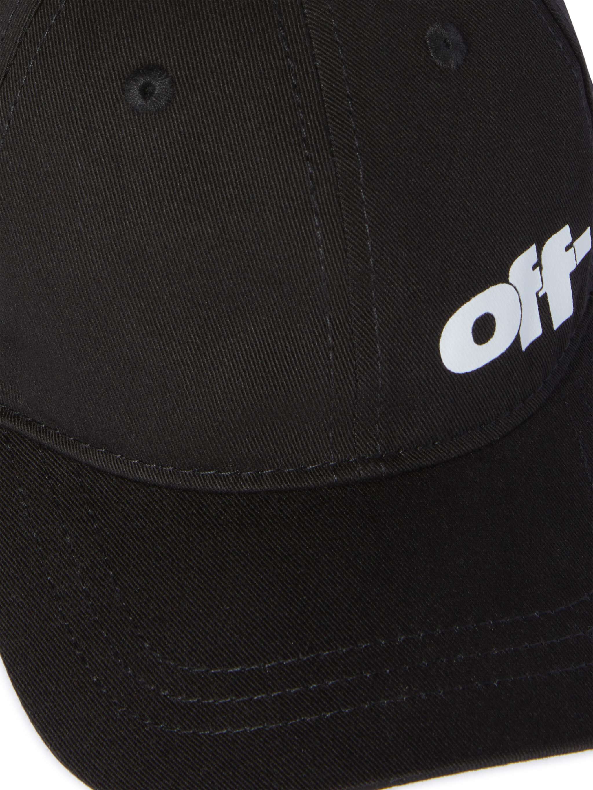 OFF WHITE Spray Arrow Baseball Cap BLACK OBLB002S25FAB001