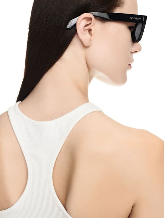 OFF WHITE Off Stamp Rib Rowing Top White-Black 2AD086C99JER002