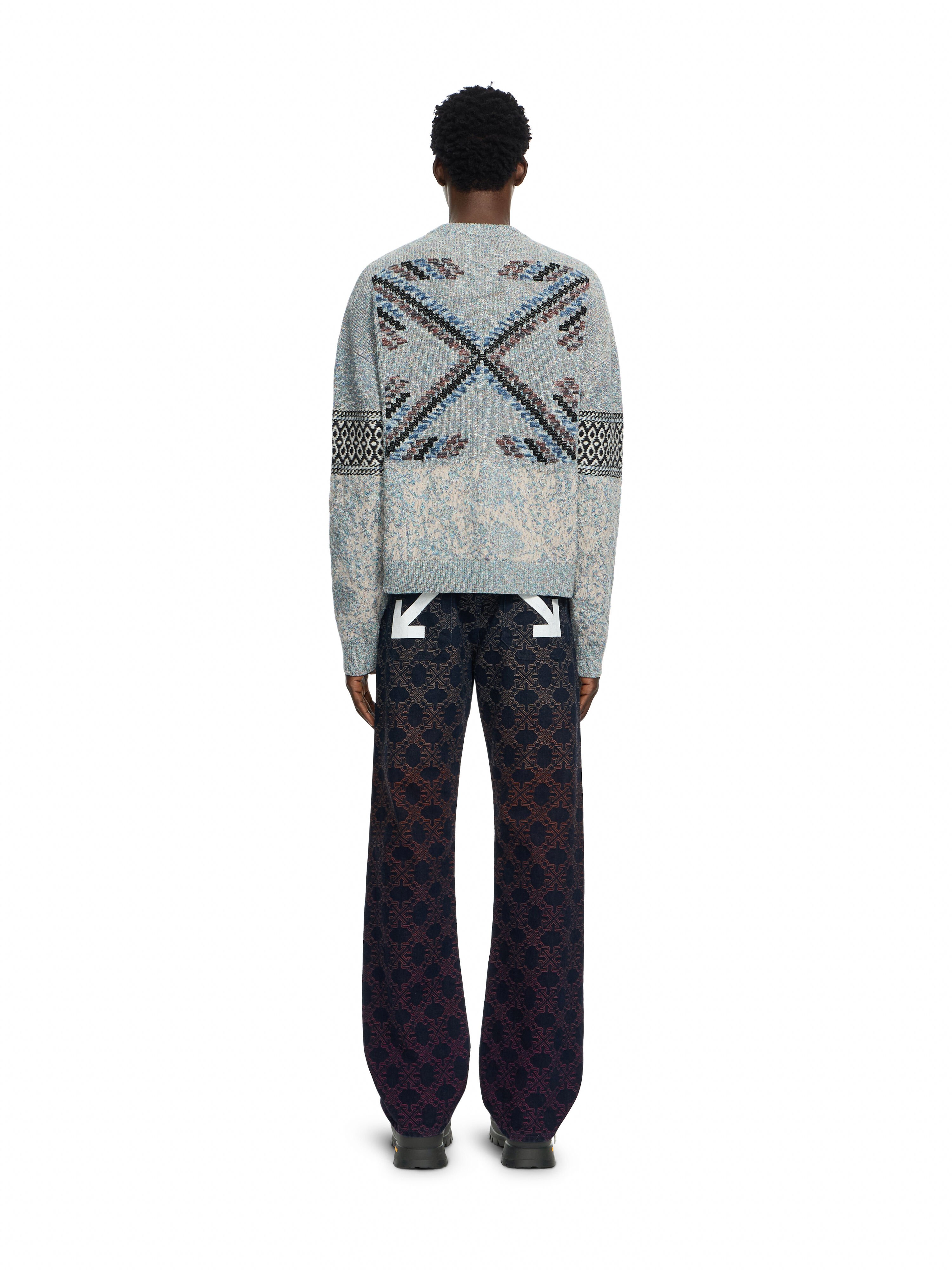 Persian Arrow Knit Crewneck OFF WHITE Persian Arrow Knit Crewneck MULTICOLOR 44MHE20YF26K001
