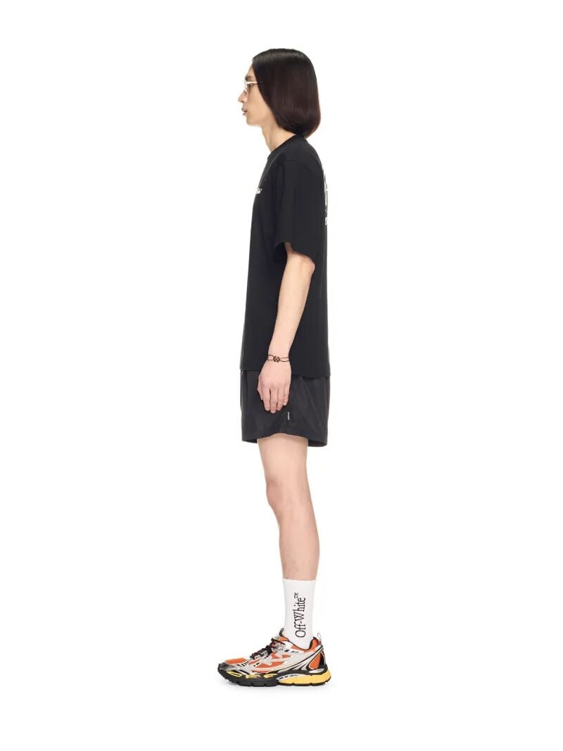 OFF WHITE Black Vibe Arrow Swim Shorts BLACK OMFD014S25FAB004