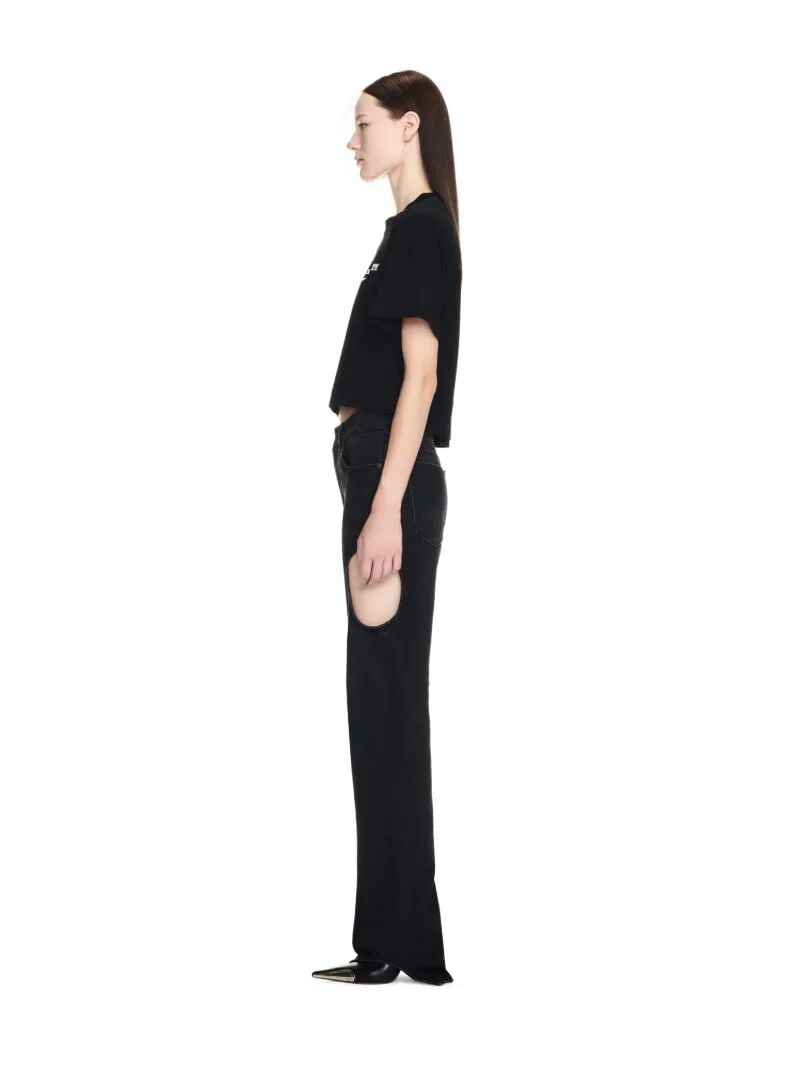 OFF WHITE Vintage Black Meteor Jeans BLACK OWYA06AC99DEN002