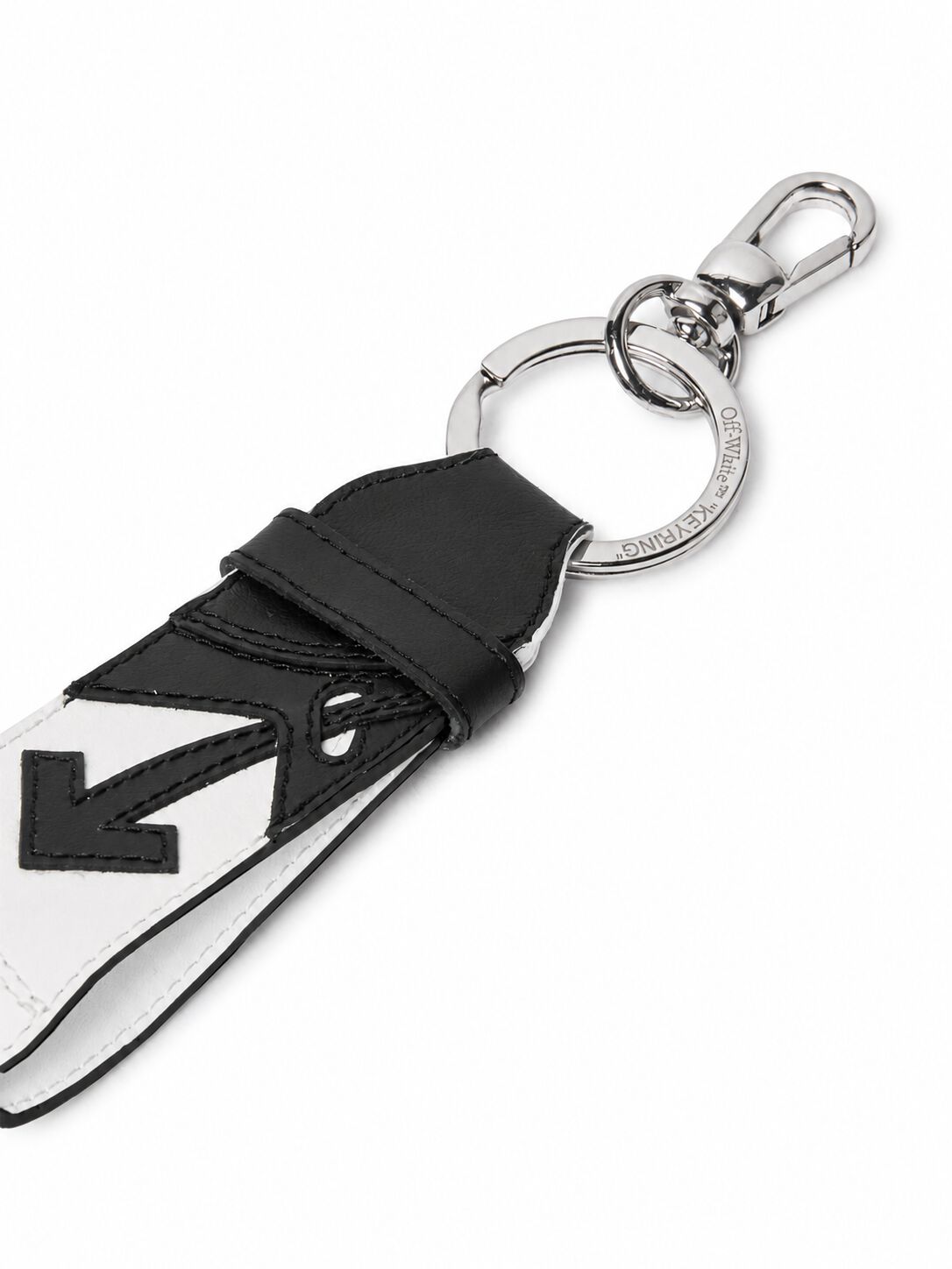 Out Of Office Key Holder in BLACK - WHITE for Men | Off-White™